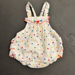 Vintage 1980s baby romper